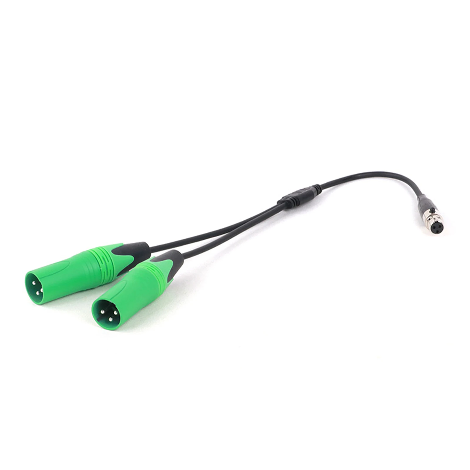 Cable de Audio Mini XLR de 3 pines hembra/macho a doble XLR de 3 pines macho/hembra y Barra colectora para Zaxcom QRX235 QRX200 RX200, 1 unidad - imagen 3