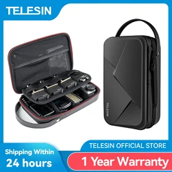 TELESIN Bolsa Ajustable Impermeable PU para GoPro Hero 13-6 y Insta360