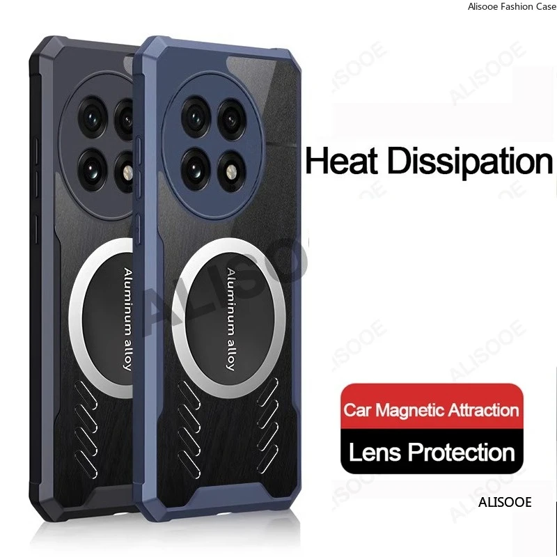 Funda transparente para Oneplus 13 13R 13T, Funda transparente con protección contra la disipación de calor para teléfono Oneplus ACE 5 Pro - imagen 4