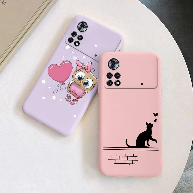 Para Poco X4 Pro 5G Poco M4 Pro funda colorida corazón suave TPU Fundas a prueba de golpes parachoques teléfono contraportada para Xiaomi Poco X4 Pro - imagen 2