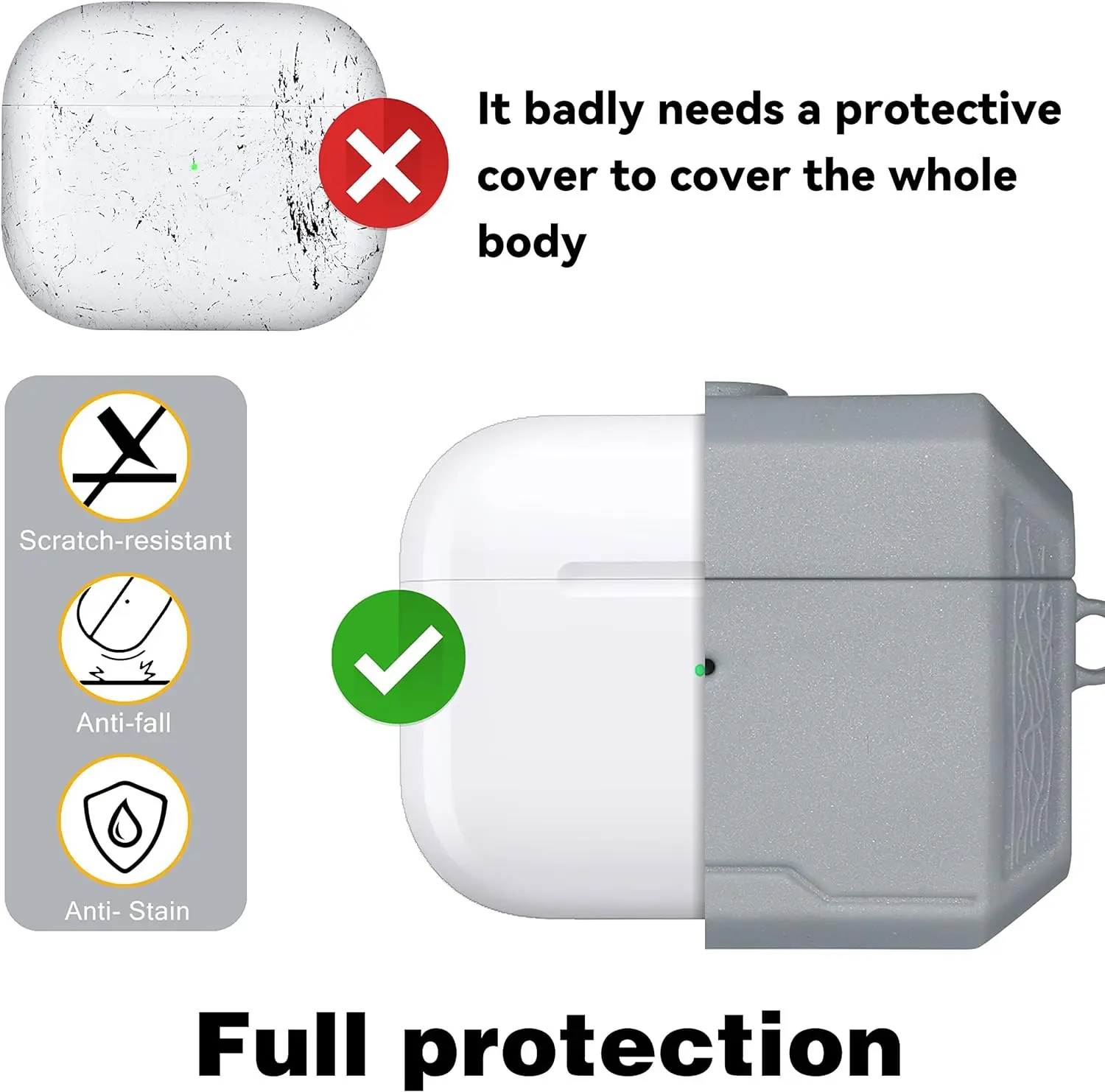 Para Airpods 1 2 3 Pro Pro 2 funda bonita de dibujos animados Thor Hammer funda de silicona para auriculares accesorios cubierta - imagen 4