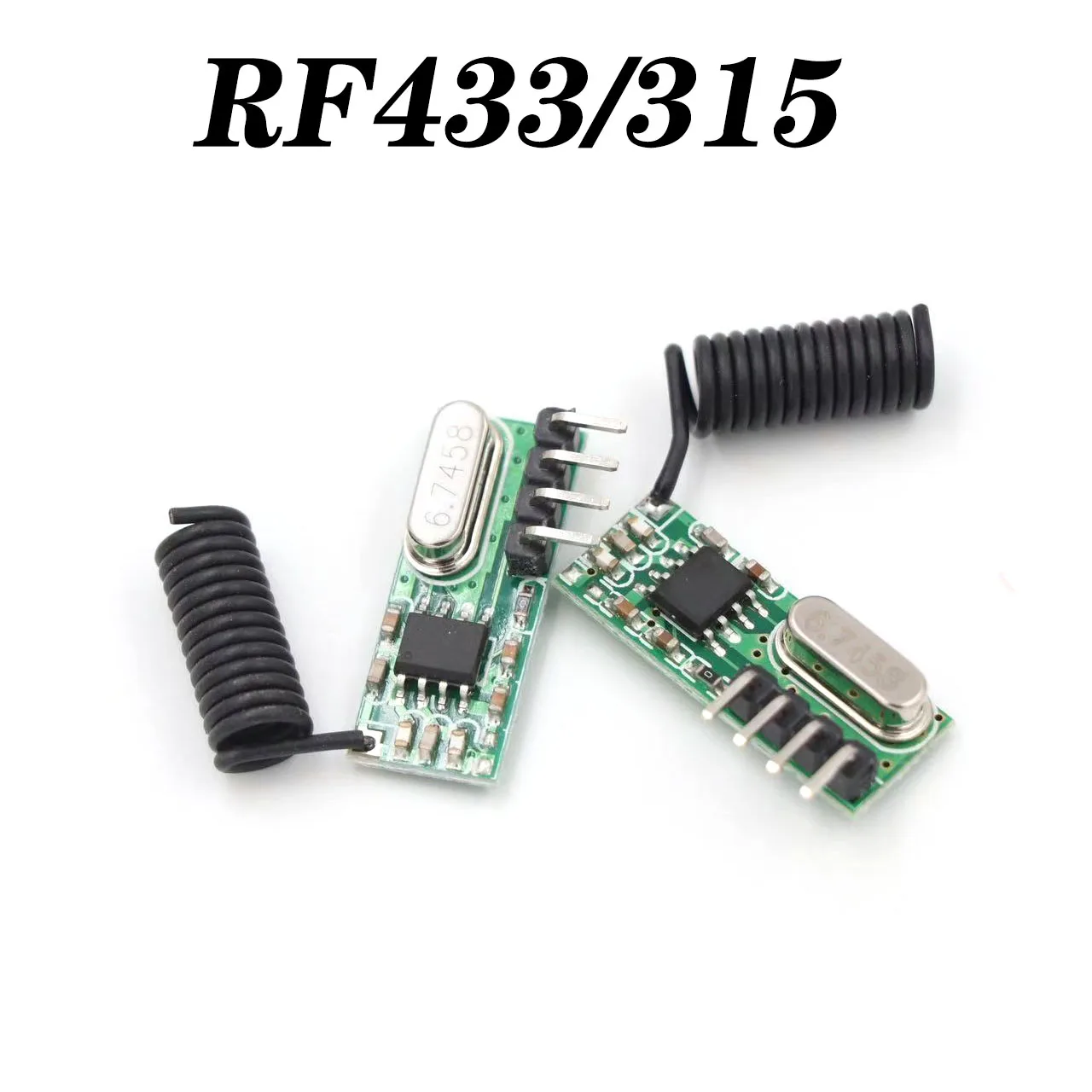 100 Uds 433MHz/315MHz módulo RF receptor y transmisor módulo receptor de control remoto conjunto DIY - imagen 3