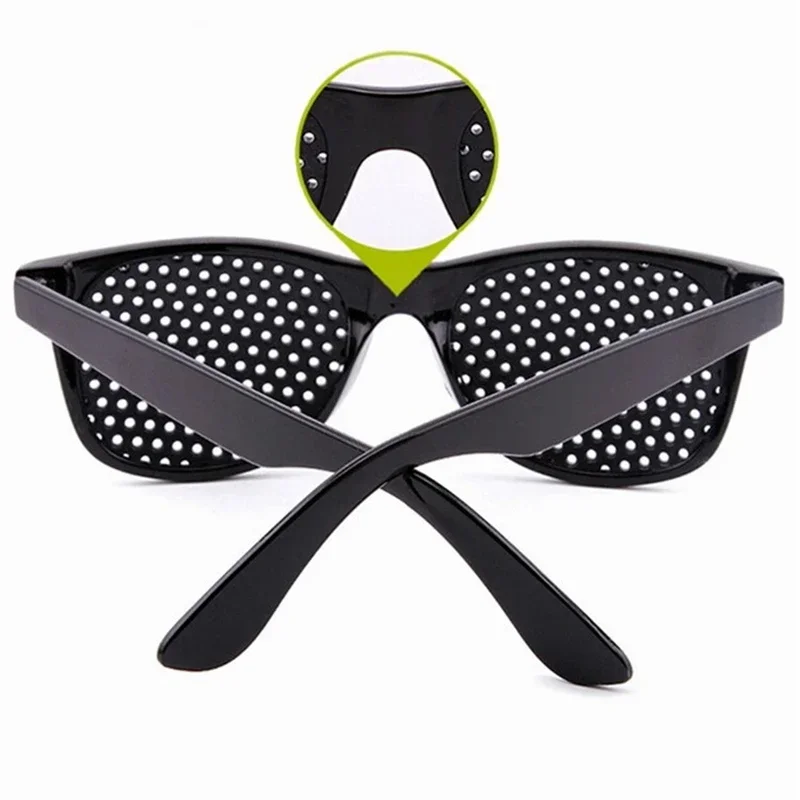 Gafas correctoras portátiles para el cuidado de la visión, gafas estenopeicas con orificio estenopeico, protección ocular antifatiga, gafas De Grau - imagen 4