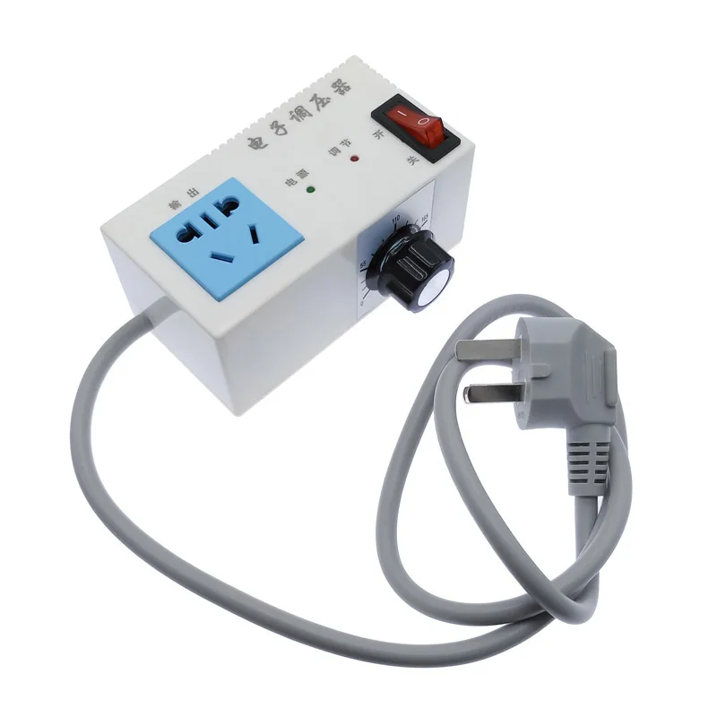 Regulador de voltaje electrónico SCR de 2000W AC 220V controlador de voltaje del Motor regulación de temperatura/regulación de velocidad/atenuación - imagen 2