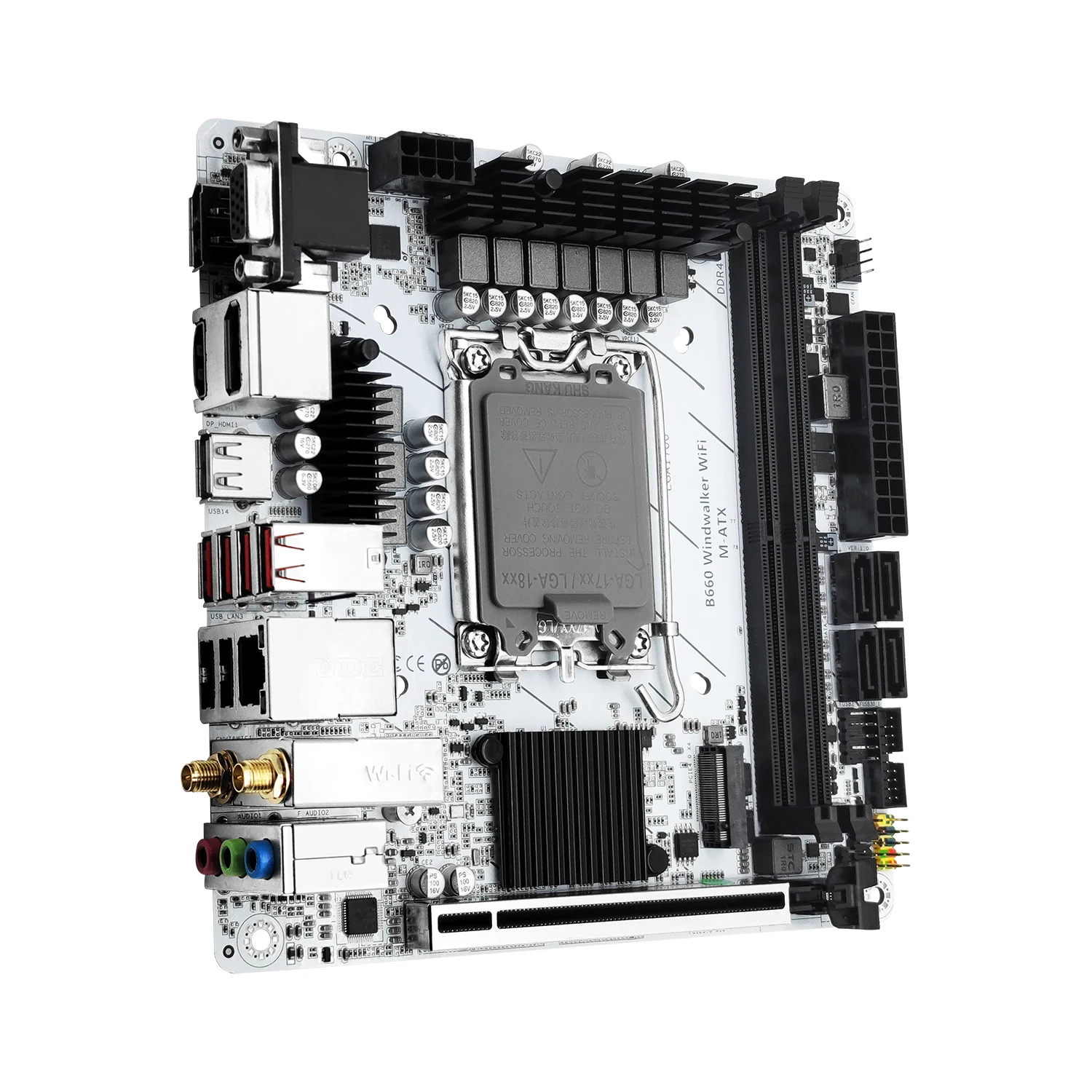 Placa base MACHINIST B660 compatible con 12 13 Gen y CPU Intel LGA 1700 DDR4 RAM 12100F/12400F/12490F/12600F/12700F/13600F mini-itx - imagen 5