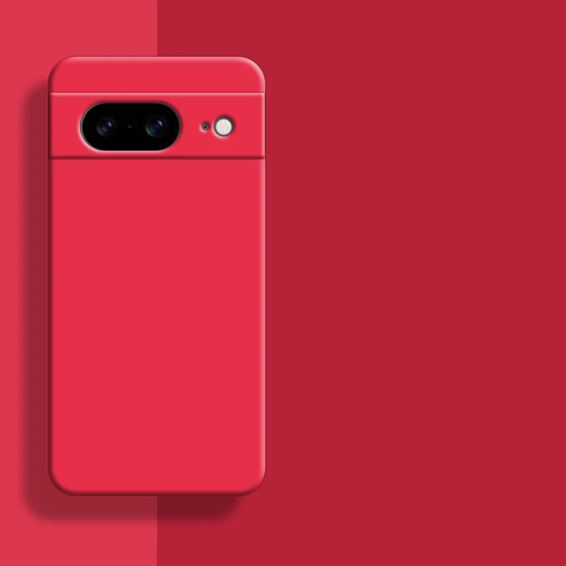 Funda de goma de silicona líquida para móvil, carcasa Original a prueba de golpes para Pixel 6, 7, 8 Pro, para Google Pixel 8, 6A, 7A, 8A, 6, 7, 8 - imagen 4