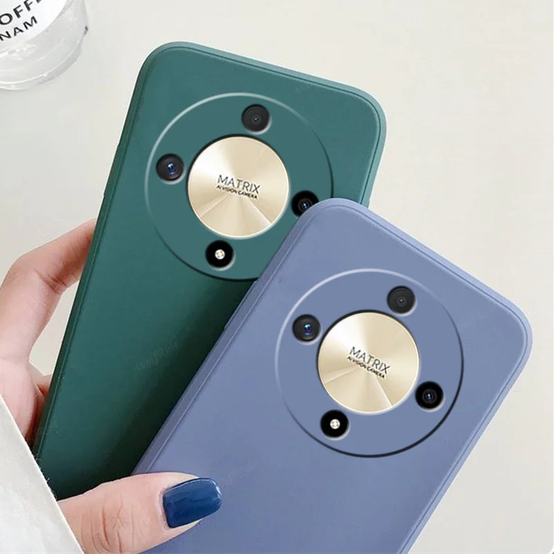 Para Honor Magic 6 Lite funda Huawei Honor Magic 6 Lite Capas a prueba de golpes silicona líquida suave Fundas Honor Magic 6 5 4 Lite - imagen 4