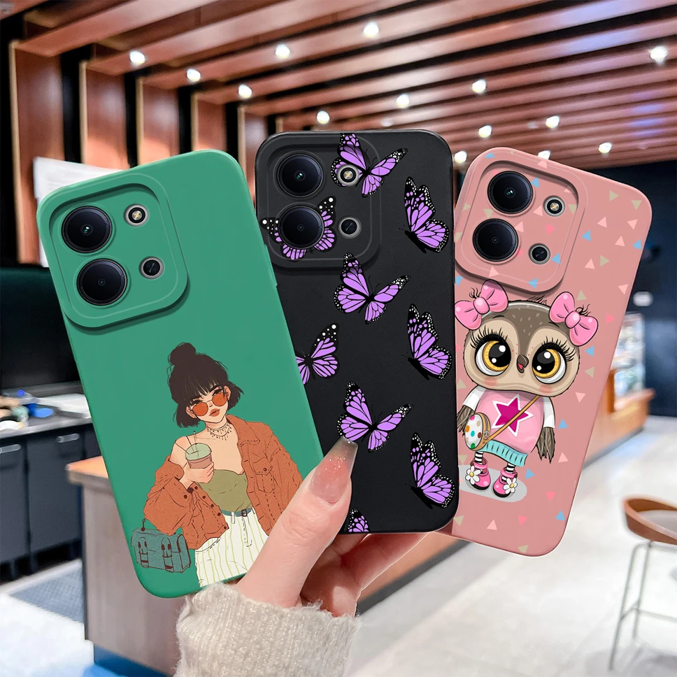 Funda para Xiaomi Poco C85 4G, funda de teléfono con patrones de estilo único para Poco C 85, carcasa de silicona líquida suave de alta calidad a prueba de golpes - imagen 3