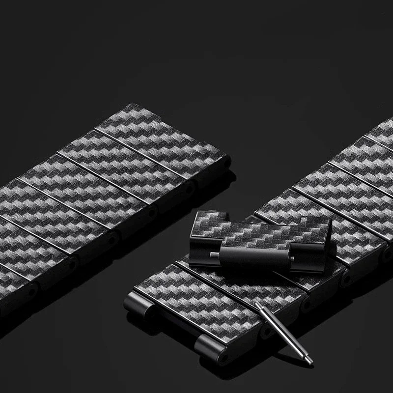 Correa de fibra de carbono para Xiaomi Mi Watch S4/S3/S2/S1/Watch 2 pro, repuesto de 22mm, pulsera Xiaomi Mi Color 2 - imagen 3