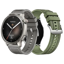 Correa de nailon trenzado de 22 mm para Amazfit GTR 4, GTR 3 y Bip 5