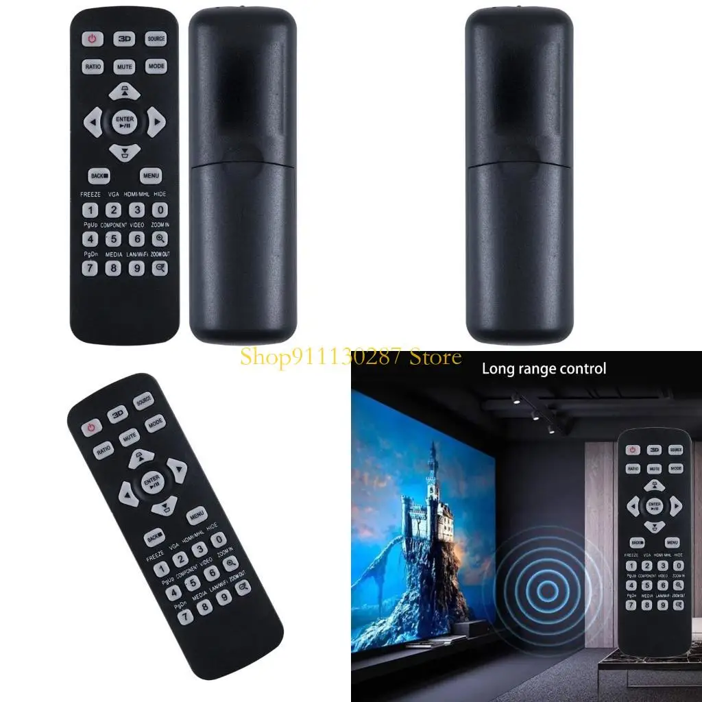 J1HC Nuevo control remoto reemplazado para X1123H X118 X118AH X118H Proyectores Controlador Ligero remoto alto rendimiento