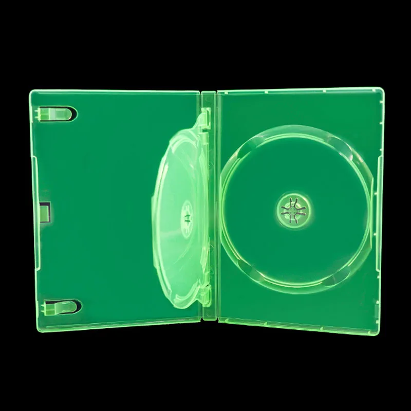 Caja de CD de doble disco de plástico PP para Xbox one, funda protectora de embalaje de disco de almacenamiento de juegos Xbox 360 - imagen 2