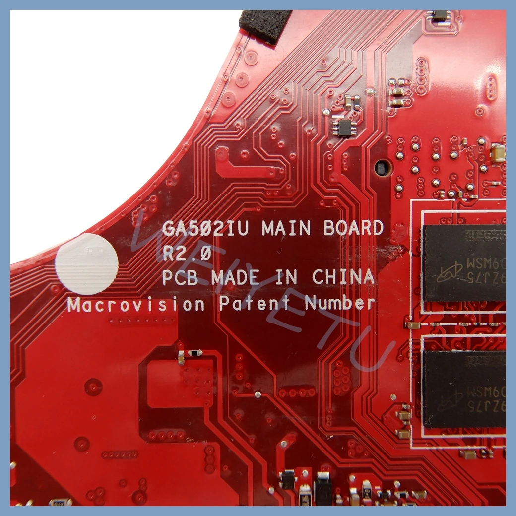 Placa base GA502IU para For Asus GA502IV GA502IU GA502 GA502DU GA502I placa base para ordenador portátil R9-4900HS CPU GTX1660ti-V6G GPU 8GB-RAM - imagen 5