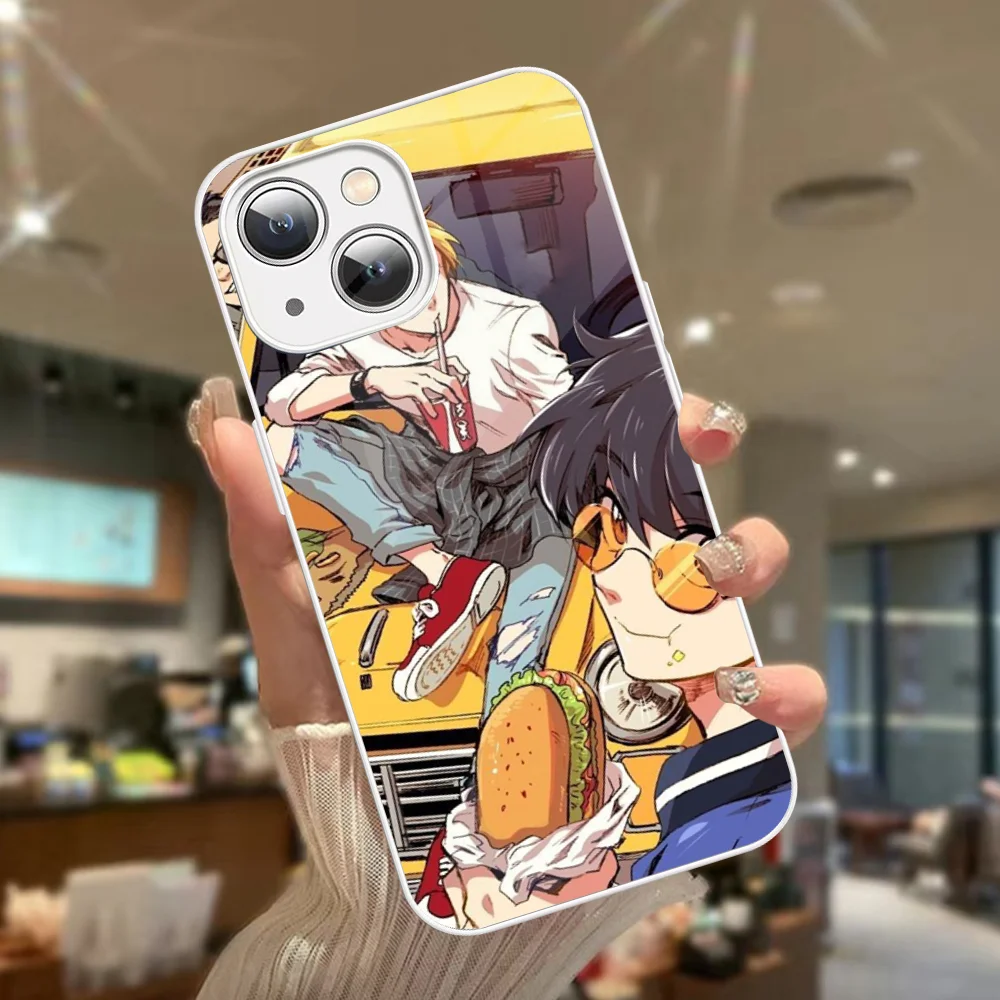 Funda de teléfono clásica de Anime BANANA FISH de vidrio templado para Iphone 14 13 12 11 Pro Mini XS MAX 14Plus X XS XR Fundas - imagen 3