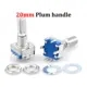 20mm Plum handle