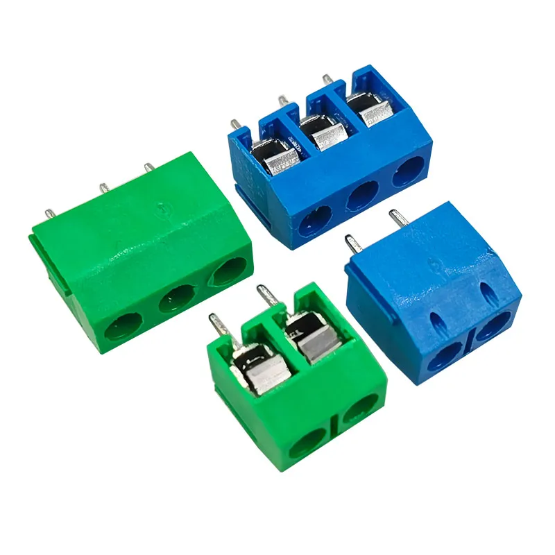 El bloque de terminales PCB KF301-2P 3P con espaciado entre postes de 5,0mm se puede empalmar - imagen 2