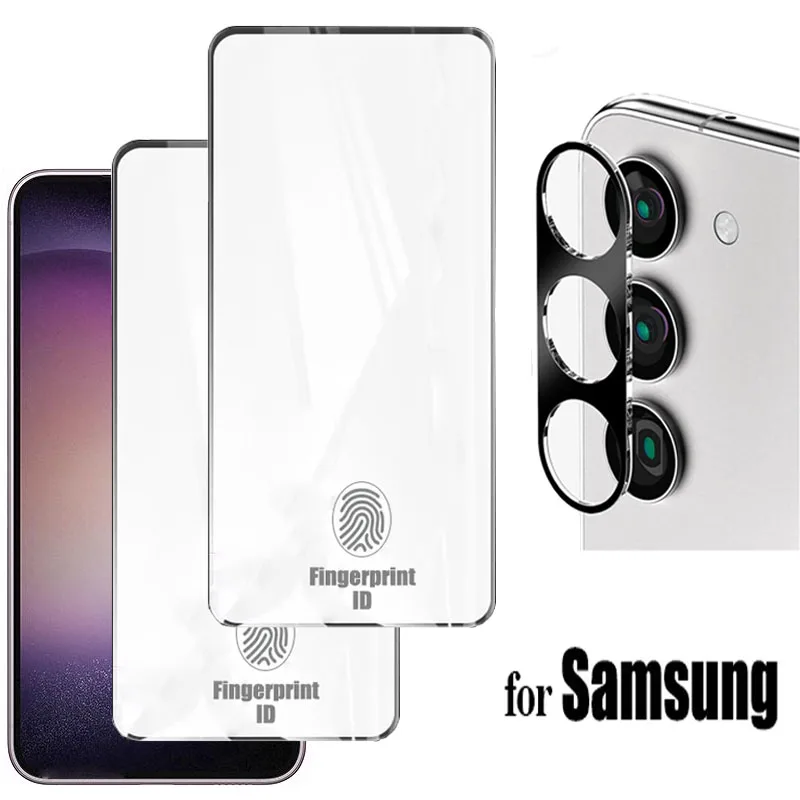 samsung s25 s24 s23 fe protector pantalla para Samsung s25 ultra s24 s23 s21 s22 plus s23 fe cristal templado galaxy s 23 accesorios protectore de pantalla para samsung s23 mica lamina vidrio Samsung s24 plus - imagen 2