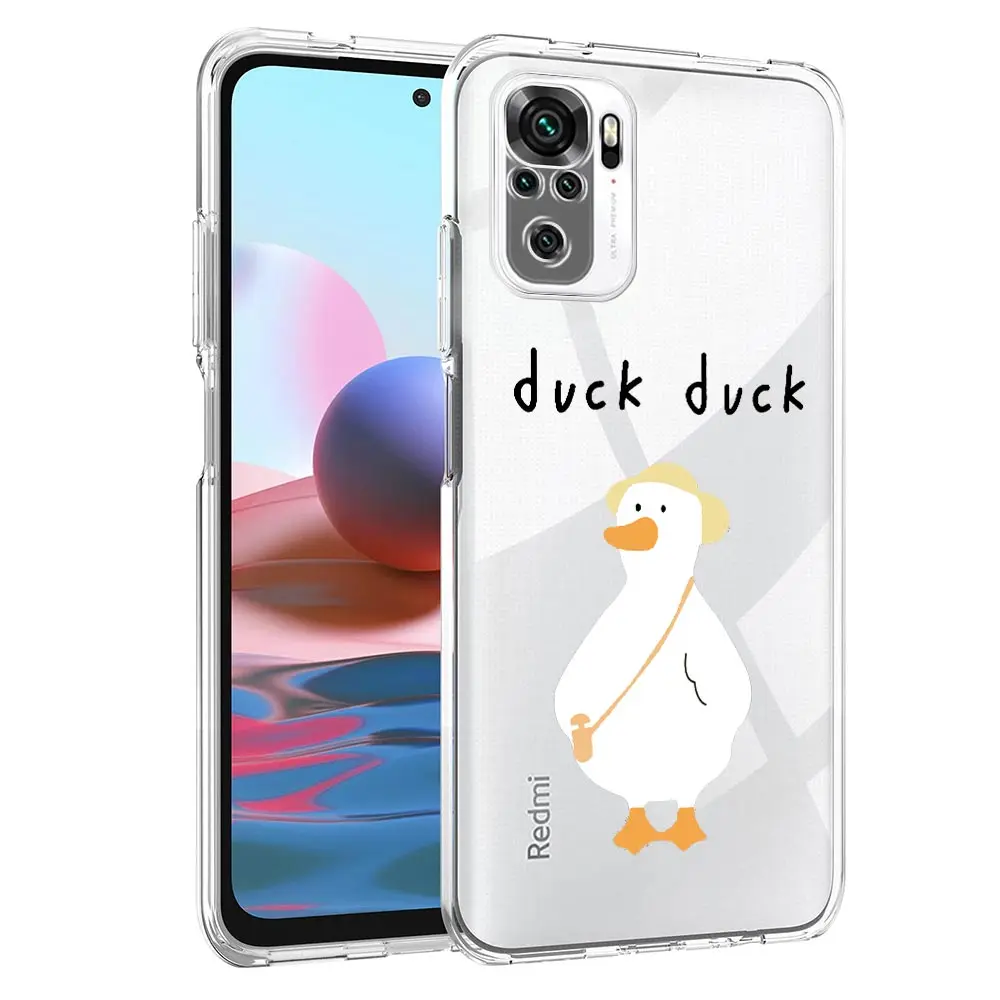 Funda de teléfono transparente de dibujos animados para Xiaomi Redmi Note 12, 10C, 10, 11, 9, 8 Pro Plus, 9S, 7, 8T, 9T, 9A, 8A, 9C, K50, K40 - imagen 2