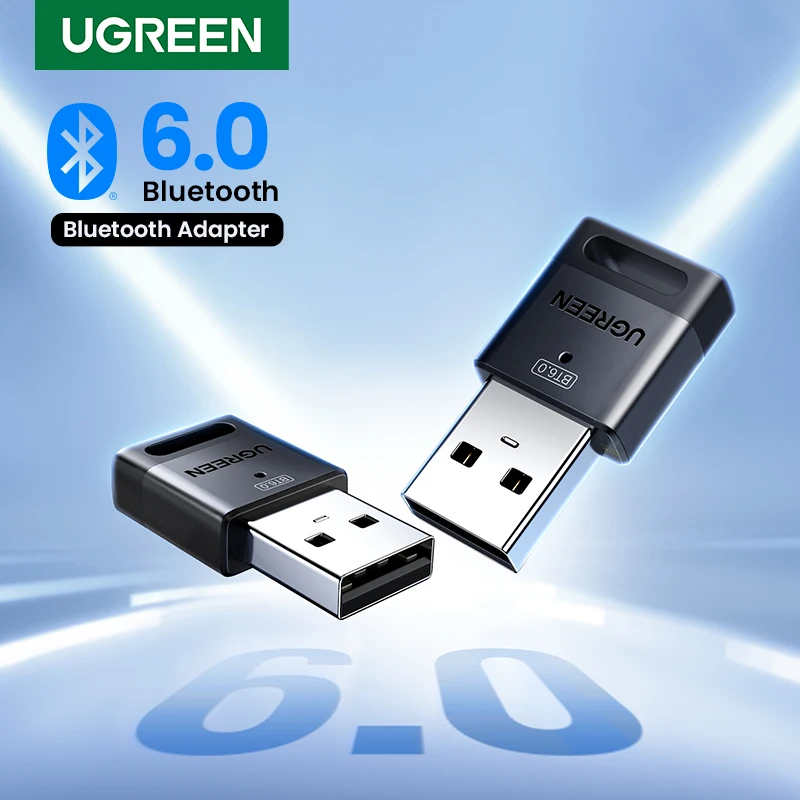 Adaptador Bluetooth USB, Dongle Bluetooth 6.0 para PC Windows 11/10/8.1, Receptor y Transmisor Bluetooth para Teclado/ratón