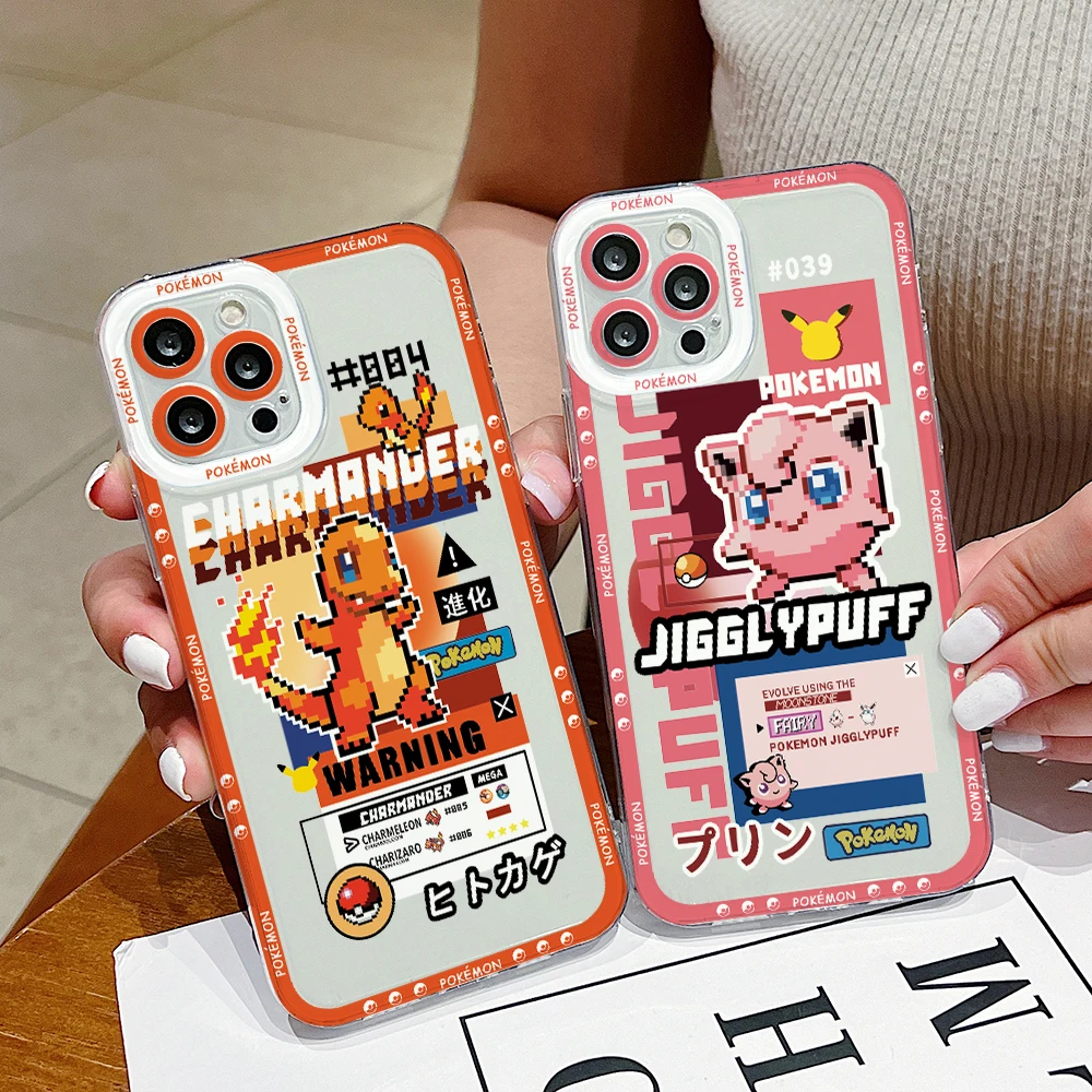 Funda de teléfono mosaico Pokemons Jigglypuffs para Oppo Reno12 Reno11 Reno10 Reno8 T Z F Reno 12 11 10 8 7 6 5 Pro 4G 5G cubierta de borde