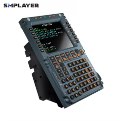 Simplayer WINWING A3XX MCDU Panel de control de vuelo para simulador de juego Toliss Fenix Compatible con X-Plane MSFS