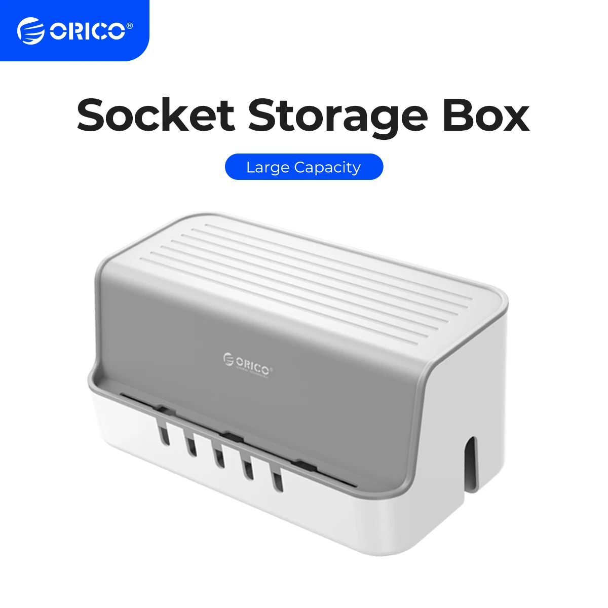 Caja organizadora de regleta ORICO con gestión de cables