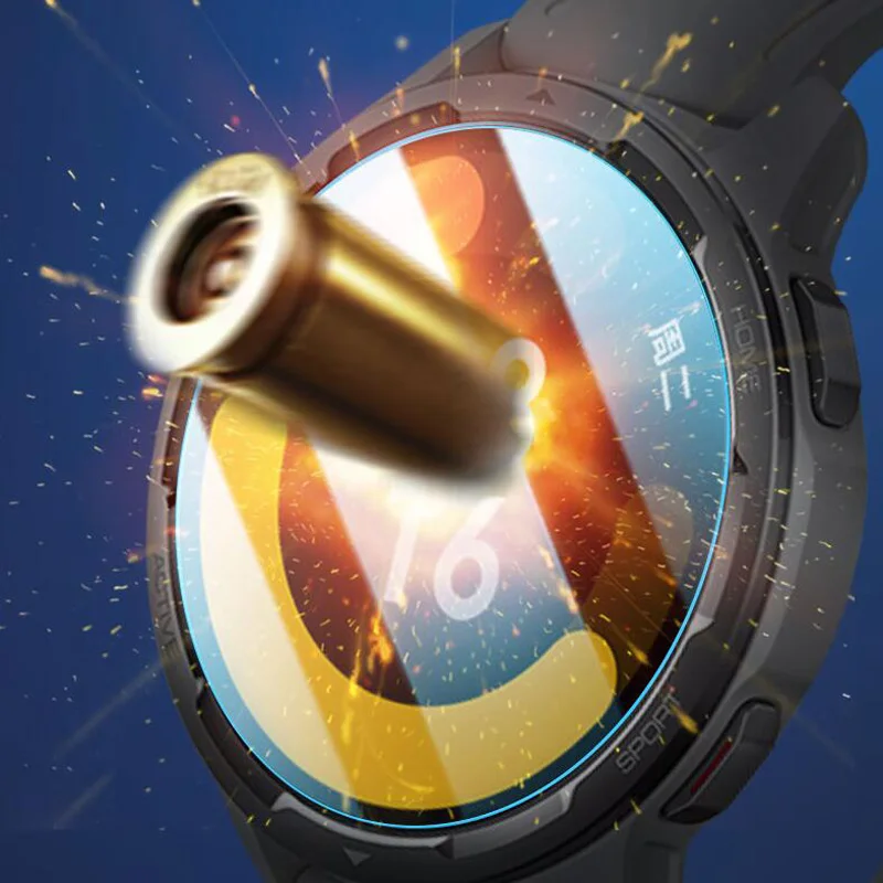 Smartwatch película protectora transparente de vidrio duro para Xiaomi Watch S4 Protector de pantalla cubierta deportiva accesorios de protección inteligente - imagen 3