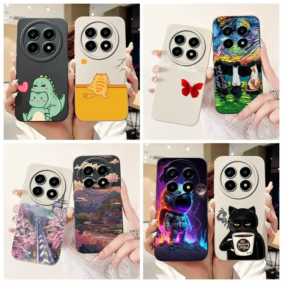 Para Realme 13 Pro 5G funda RMX3990 Linda funda pintada de dibujos animados funda de teléfono de silicona suave para Realme 13 Pro Plus Realme13 Pro + Shell