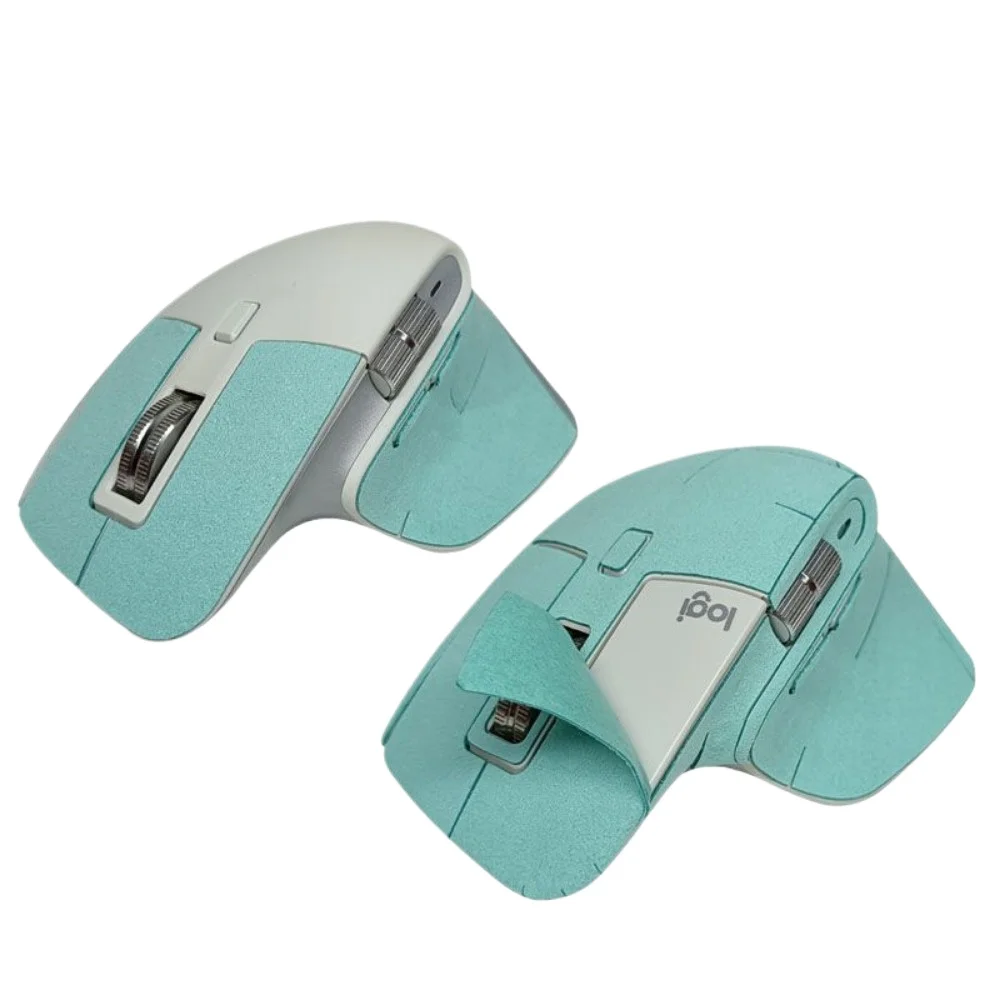 2 juegos de pegatinas de ratón para Logitech MX Master3/3S, pegatina antideslizante absorbente de sudor de piel con tapa, todo incluido - imagen 4