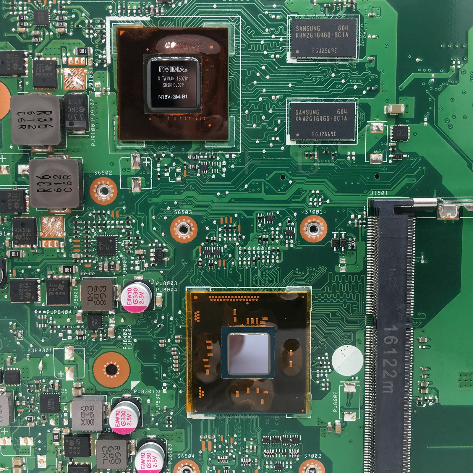 Placa base para portátil X555SJ N3700/N3050 GT920M para ASUS K555SJ K555S X555 A555S, placa base para ordenador portátil de 4 núcleos, prueba de placa principal OK - imagen 5
