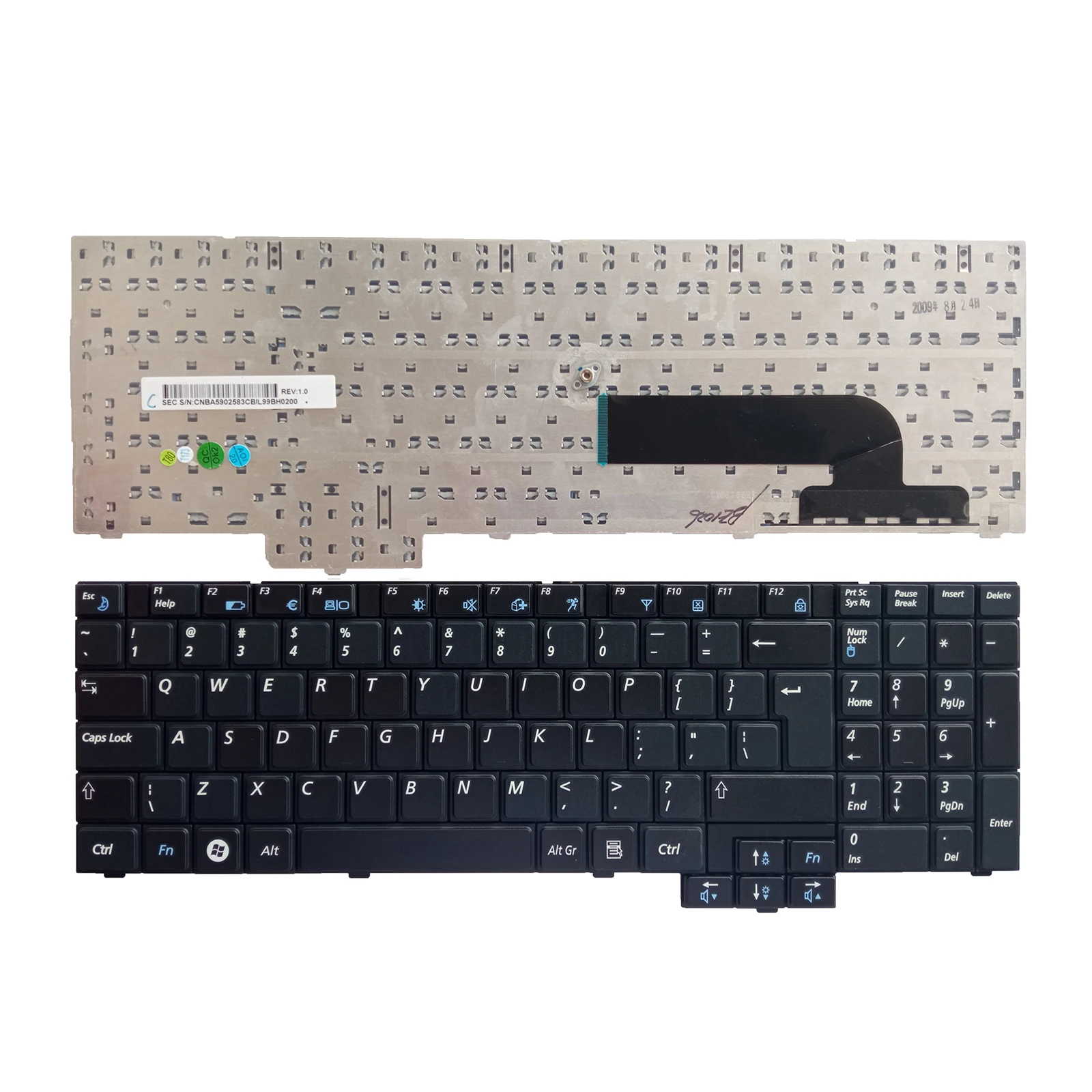 Teclado de ordenador portátil para Samsung X520, interfaz de usuario de servicio de NP-X520, nuevo