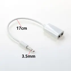 Cable divisor de auriculares 3,5 mm para iPhone y iPod