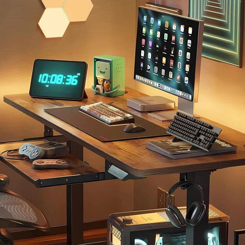 Soporte de exhibición de teclado, soporte de teclado acrílico transparente para ordenador, soporte de teclado mecánico, estante de capa, bandeja de teclado - imagen 2