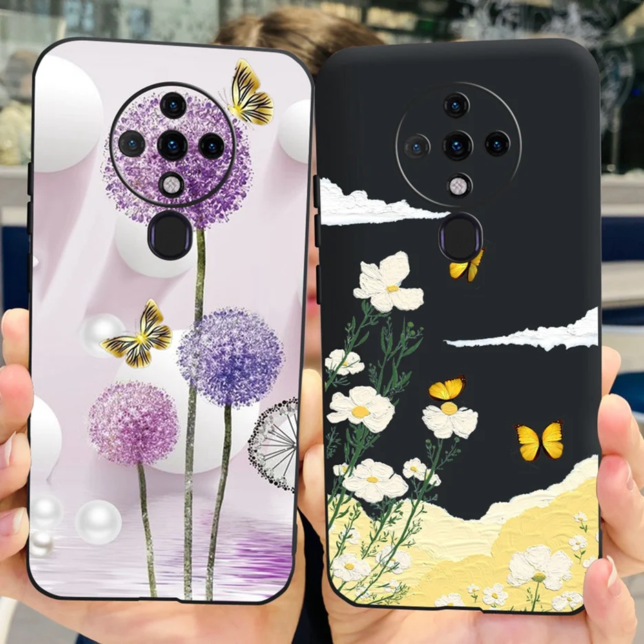 Para Tecno Spark 6 funda KE7 Linda funda pintada de moda funda de teléfono de silicona suave para Tecno Spark 6 Spark6 cubiertas traseras parachoques de 6,8 pulgadas - imagen 3