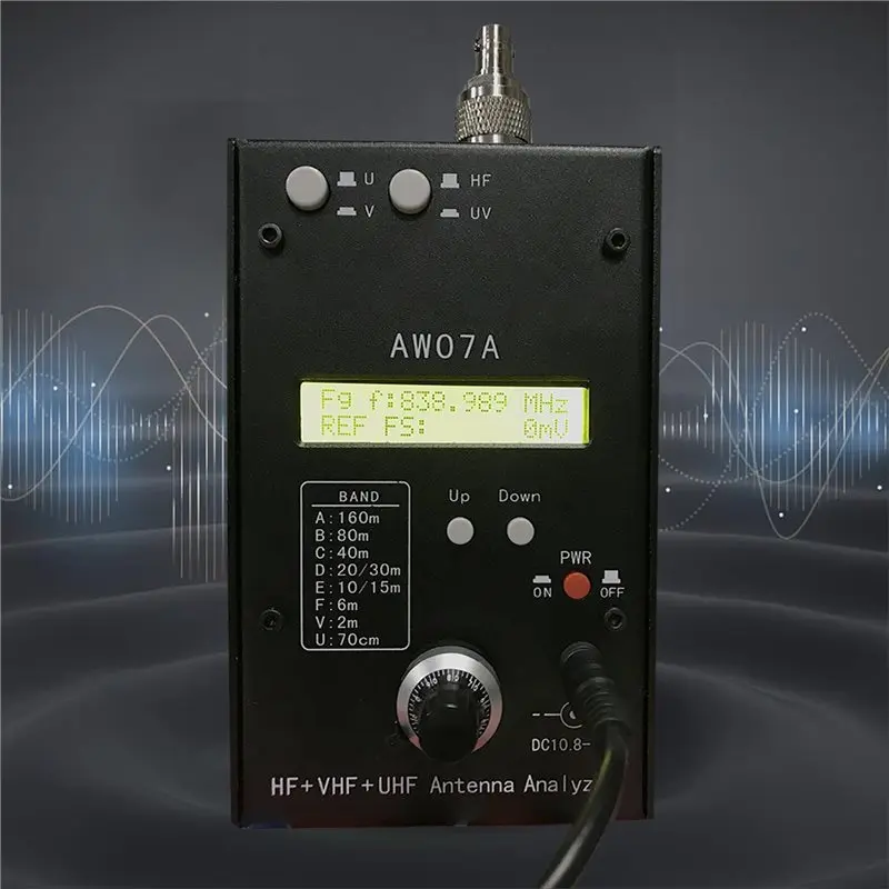 Analizador de Antena Multibanda BTLIFE-/VHF/UHF AW07A 1.5-470Mhz 160M + Analizador de Espectro UV 1.0-9.99 Medidor de ROE de Red - imagen 3