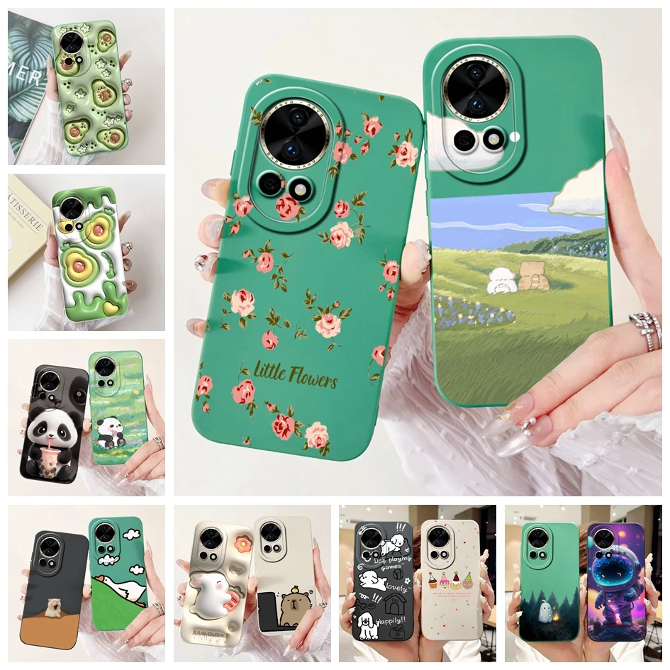 Fundas de teléfono con dibujos animados para Huawei Nova 12 S, carcasa suave para Huawei Nova 12 se, Ultra Nova12 Pro, parachoques nova12s