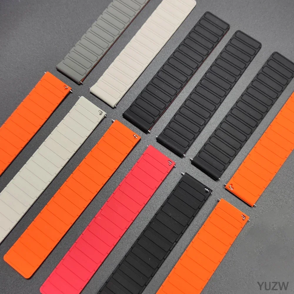 Correa de bucle magnético de 22mm para OnePlus Watch 3 2 2R 46mm correa deportiva de silicona para OPPO Watch X X2 4 Pro/Realme Watch S 2 3 Pro - imagen 4