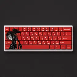 Vagabond Keycaps PBT sublimadas, perfil Cherry y diseño anime