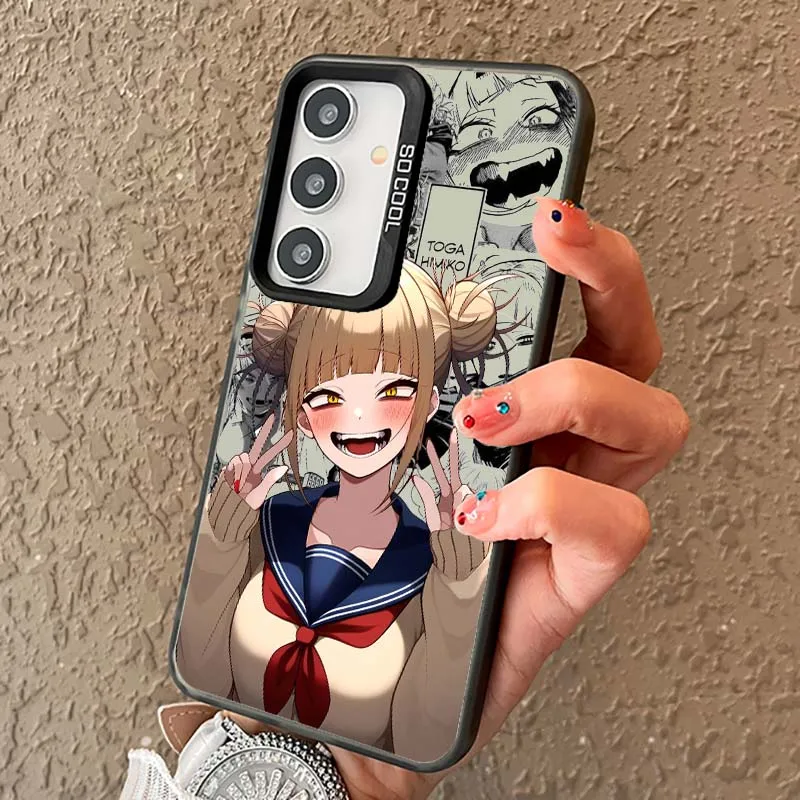 Funda Toga Himiko para Samsung Galaxy Note 20 S25 S24 S23 S22 S21 Plus Ultra FE funda de teléfono plateada de color mate - imagen 2