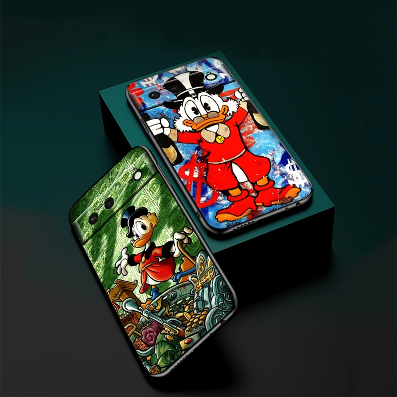 McDuck-funda de teléfono suave para Google Pixel 8, 7 Pro, 6 Pro, 6A, 5A, 5, 4, 4A, XL, 5G, color negro - imagen 4