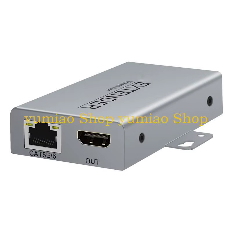 Repetidor extensor compatible con 587B 1080P 50m para 6 para Cable 5E con función POE transmisor Rj45 RX Tra - imagen 5