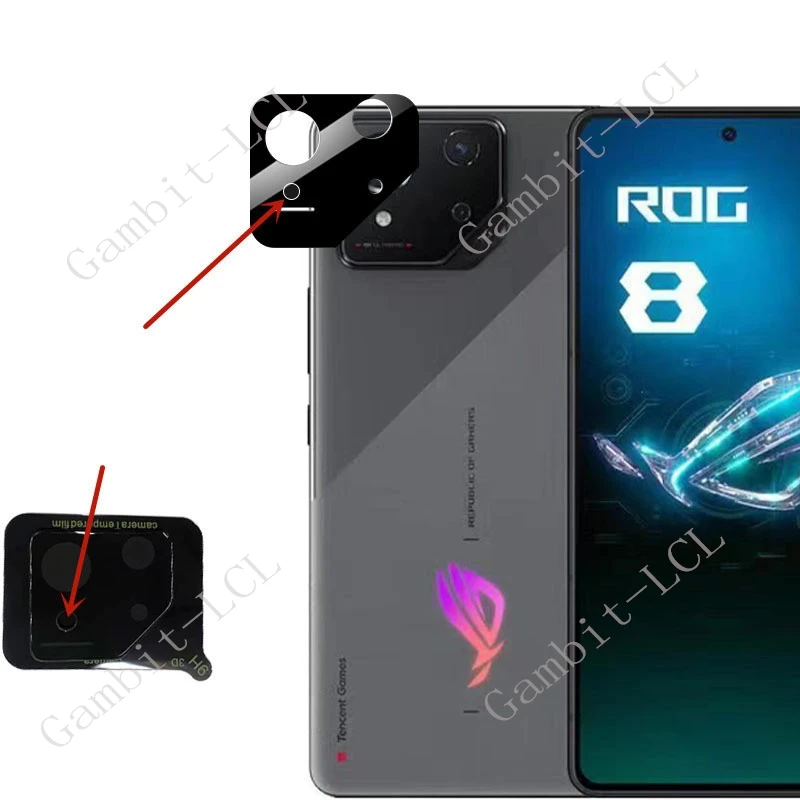 Lente de cámara Integral 3D para ASUS ROG Phone 8 Pro, cristal templado de 6,78 pulgadas, película protectora de pantalla trasera, ROG8 y 8Pro - imagen 4
