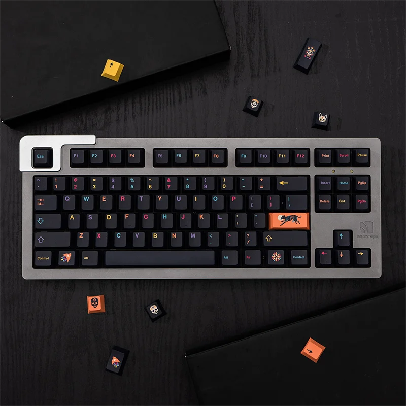 Gmk Underground World 130 teclas Cherry Profile Pbt Keycap Dye-Sub teclas de personalidad personalizadas en inglés para teclado mecánico ZZZ - imagen 2