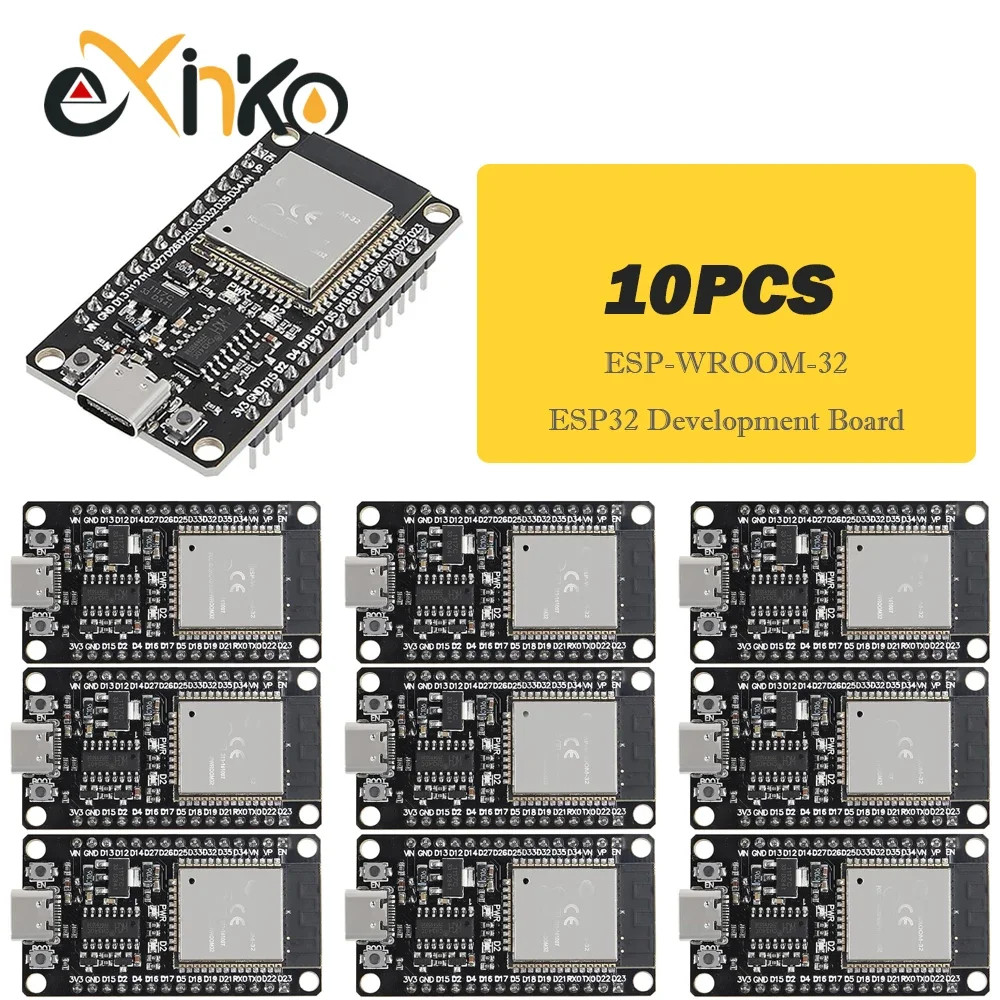 1-10 Uds. Placa de desarrollo ESP32 ESP32 WiFi + Bluetooth consumo de energía ultrabajo ESP-32 de doble núcleo ESP-32S ESP 32 Similar ESP8266 - imagen 3