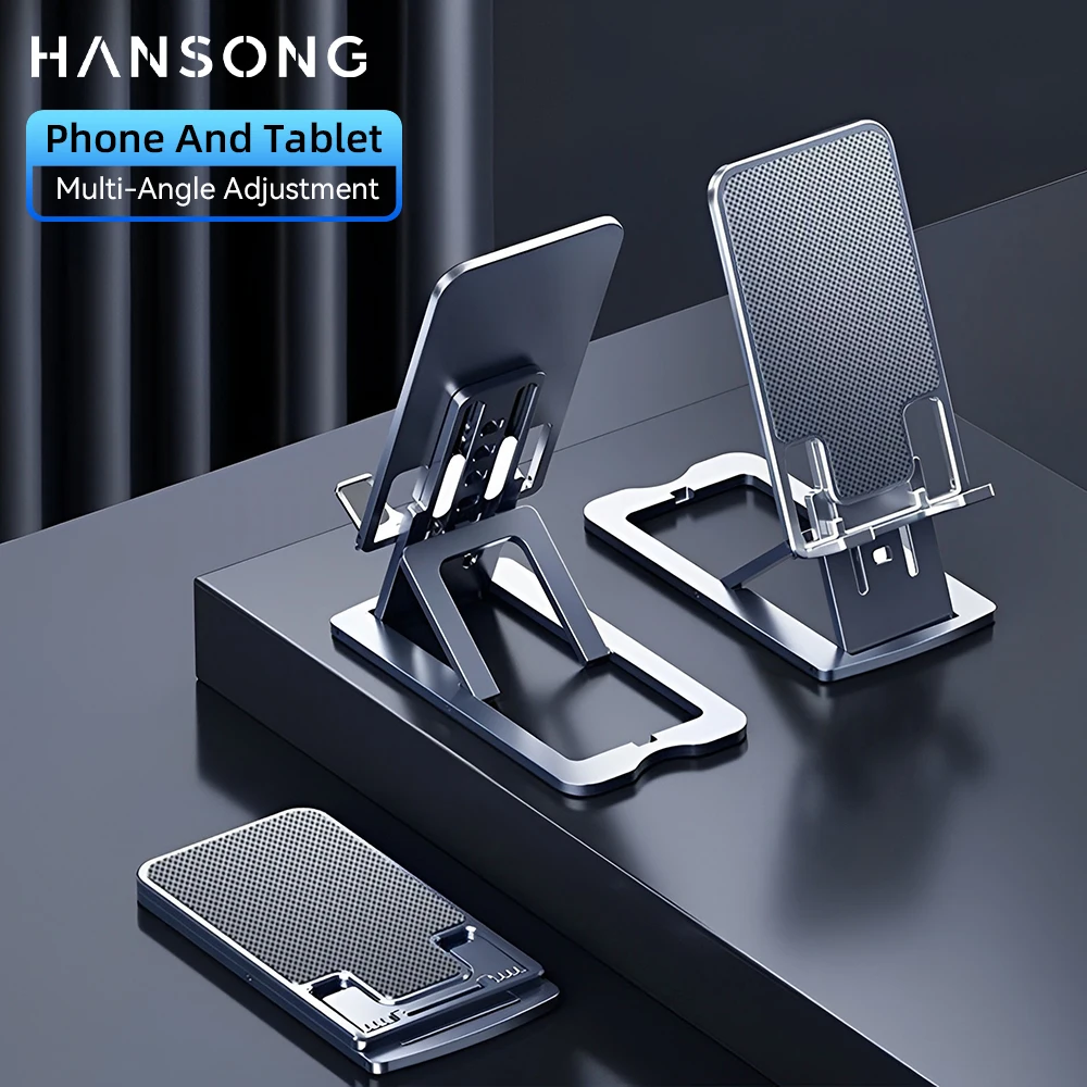 Soporte para teléfono de escritorio Soporte para teléfono móvil Soporte para teléfono celular con altura de ángulo ajustable Universal para todos los teléfonos inteligentes