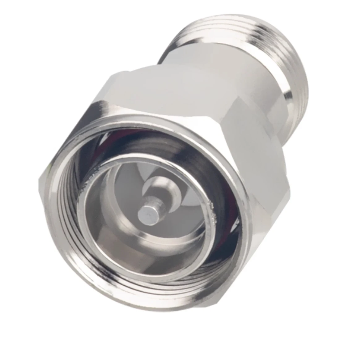 1 unidad 4,3-10 MINI-DIN macho a N tipo hembra adaptador de conector coaxial RF recto al por mayor nuevo - imagen 4