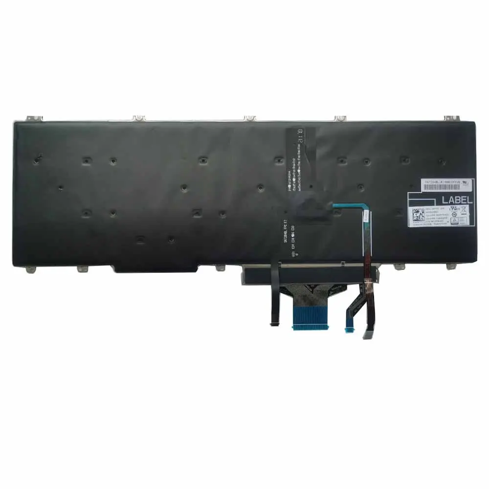 Teclado retroiluminado francés/español/estadounidense para Dell Precision 3500 3501 3541 Latitude 5500 E5500 5510 5511 5501 con ratón Stick 0XPYPV - imagen 4