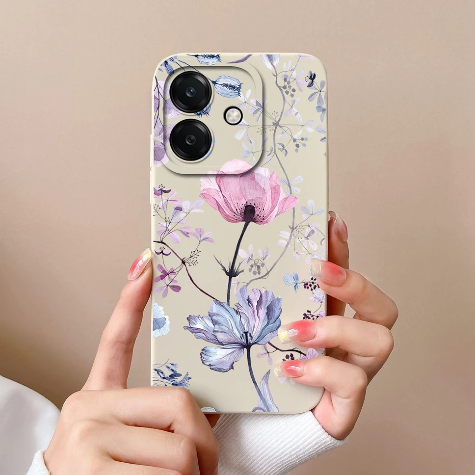 Funda de teléfono para Oppo A3 Pro 5G 4G, funda trasera de silicona de alta calidad a prueba de golpes con flores a la moda para OppoA3Pro, Fundas de parachoques - imagen 5
