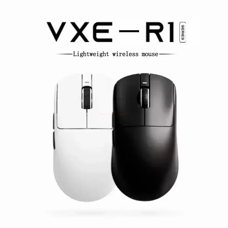 Vxe Dragonfly R1 Pro Max ratón inalámbrico R1 Se peso ligero Paw3395 Nordic52840 2khz velocidad inteligente X bajo retardo Fps juego ratón regalo - imagen 2
