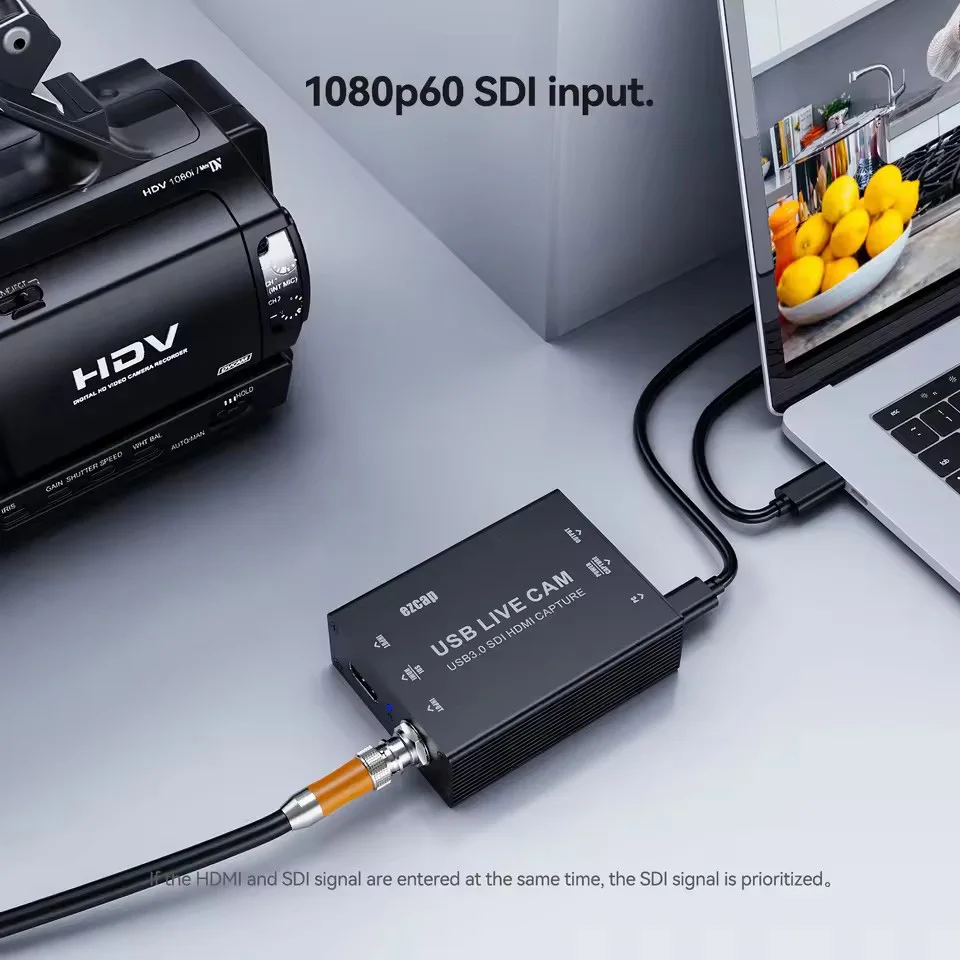 Tarjeta de captura de videojuegos HDMI 4K 30hz USB3.0 1080p SDI caja de transmisión en vivo grabadora de juegos Grabber 1080P 120fps para cámara PC PS5 - imagen 2